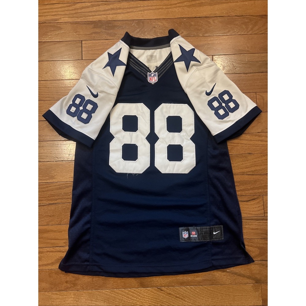Nike Dallas Cowboys Dez Bryant #88 NFL Jersey Men's Medium Navy White